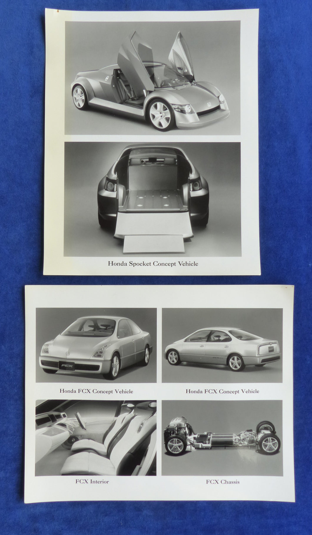 Honda FCX Spocket Concept Vehicles - 2x Original Pressefotos press photos