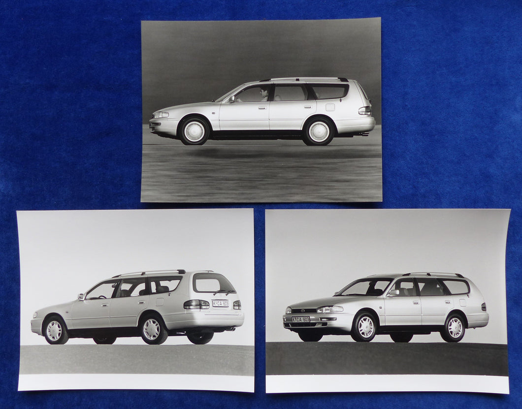 Toyota Camry Combi V6 - 3x Original Pressefotos press photos 03.1992