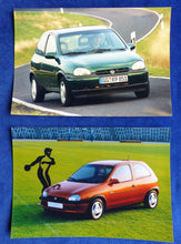 Lade das Bild in den Galerie-Viewer, Opel Corsa B MJ 1997 - 2x Original Pressefotos press photos 1996
