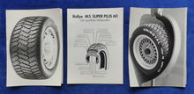 Lade das Bild in den Galerie-Viewer, Uniroyal Rallye MS Super Plus Reifen - 3x Original Pressefotos photos 1981
