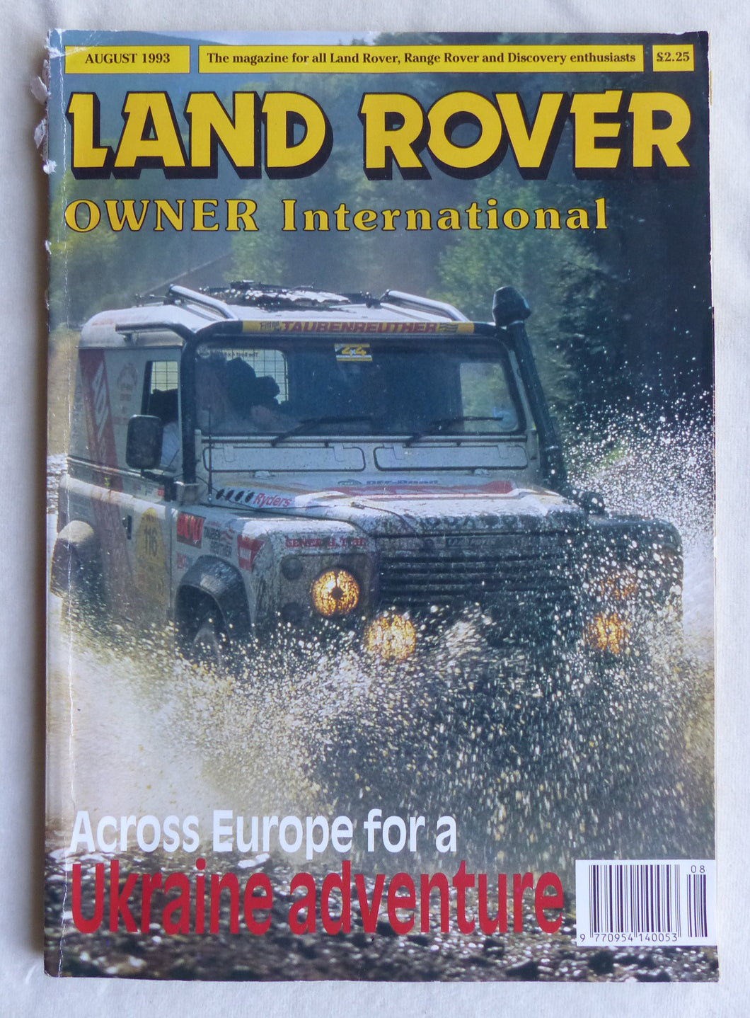Land Rover Owner UK-Magazine 8/1993 - Defender Discovery Range Rover LSE