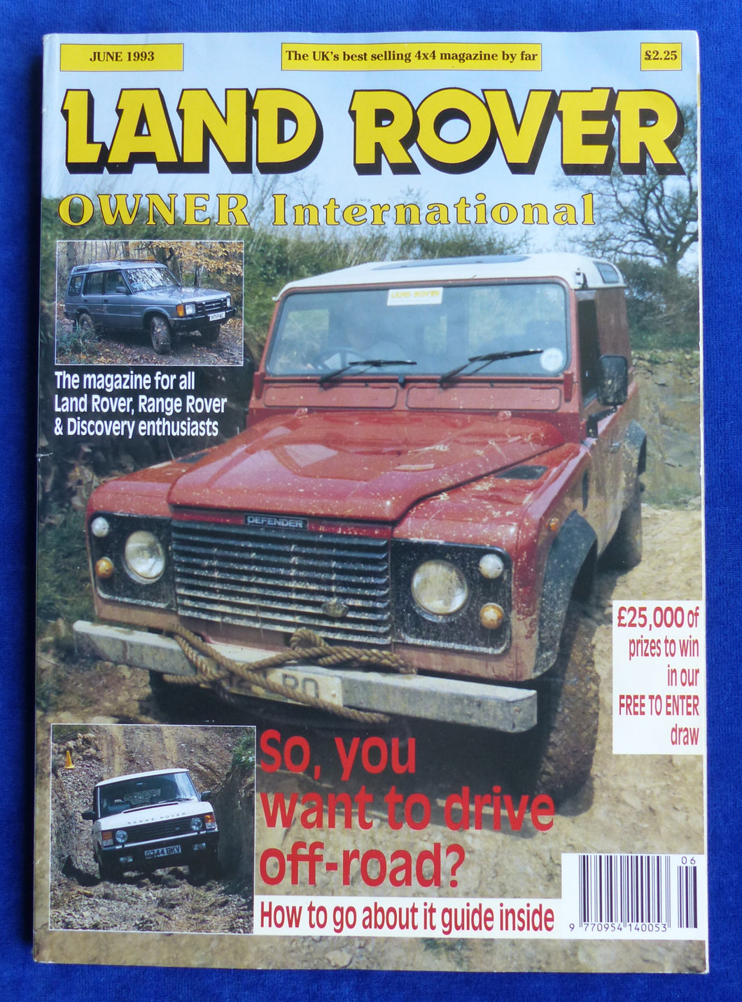 Land Rover Owner UK-Magazine 6/1993 - 109FC Defender Discovery Range Rover