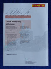 Lade das Bild in den Galerie-Viewer, Niemeyer Zinkenrotoren ZR 303 Bodenbearbeitung - Prospekt Brochure 09.1998

