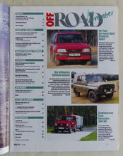 Lade das Bild in den Galerie-Viewer, Off Road 4x4 Magazin 11/1991 - Opel Frontera Mercedes G 300 Nissan Terrano

