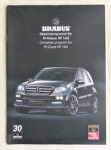 Lade das Bild in den Galerie-Viewer, Brabus Programm für Mercedes M-Klasse ML AMG MJ 2010 - Prospekt Brochure 04.2009

