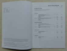 Lade das Bild in den Galerie-Viewer, Brabus Preisliste für Mercedes C-Klasse W204 MJ 2007 - Prospekt Brochure 03.2007
