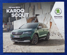 Lade das Bild in den Galerie-Viewer, Skoda Karoq Scout MJ 2019 - Prospekt Preisliste Brochure 12.2018
