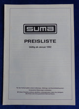 Lade das Bild in den Galerie-Viewer, Suma Rührwerke Rührgigant Z3 Z4 Rekordmix - Prospekt + Preisliste 01.1992
