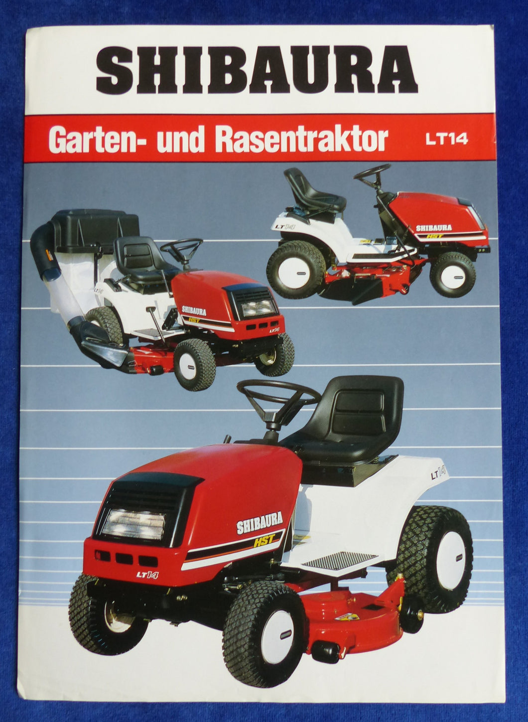 Shibaura Rasentraktor LT14 - Prospekt Brochure 90er