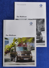 Lade das Bild in den Galerie-Viewer, VW Bus T5 Multivan Highline MJ 2013 - Prospekt Brochure + Preisliste 06.2012
