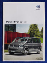 Lade das Bild in den Galerie-Viewer, VW Bus T5 Multivan Special Sondermodell MJ 2013 - Prospekt Brochure 11.2012
