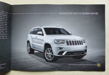 Lade das Bild in den Galerie-Viewer, Jeep Grand Cherokee MJ 2014 - Preview Prospekt Brochure 05.2013
