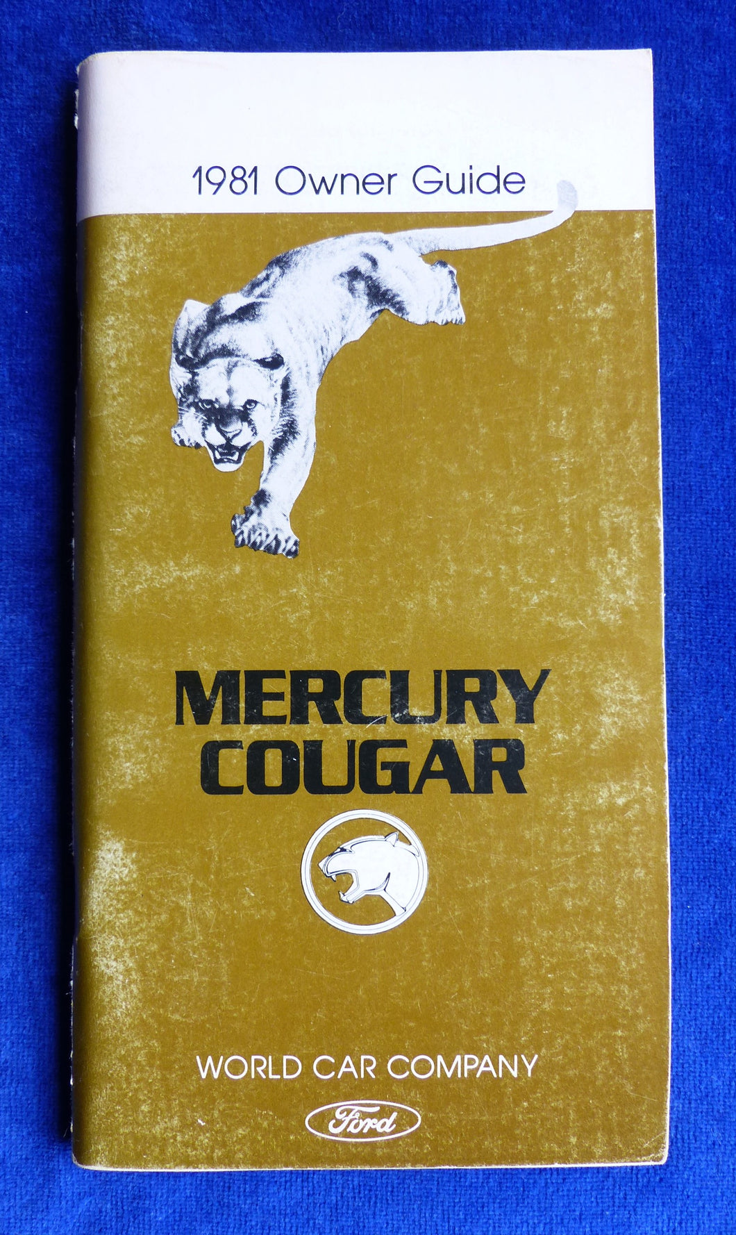 Ford 1981 Mercury Cougar - US-Betriebsanleitung Owner Guide 11.1980 USA