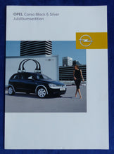 Lade das Bild in den Galerie-Viewer, Opel Corsa Black &amp; Silver Edition MJ 2003 - Prospekt Brochure 09.2002
