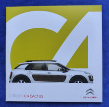 Lade das Bild in den Galerie-Viewer, Citroen C4 Cactus MJ 2015 - Prospekt Brochure 05.2014 Schweden
