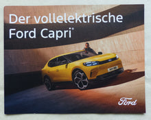 Lade das Bild in den Galerie-Viewer, Ford Capri E-Auto Elektromotor 340 PS MJ 2025 - Prospekt Brochure 09.2024
