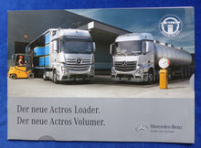 Lade das Bild in den Galerie-Viewer, Mercedes-Benz Actros Loader &amp; Volumer MJ 2013 - Prospekt Brochure 05.2012
