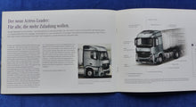 Lade das Bild in den Galerie-Viewer, Mercedes-Benz Actros Loader &amp; Volumer MJ 2013 - Prospekt Brochure 05.2012

