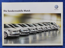 Lade das Bild in den Galerie-Viewer, VW Sondermodelle Match Golf Polo Multivan MJ 2013 - Prospekt Brochure 06.2012
