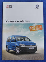 Lade das Bild in den Galerie-Viewer, VW Caddy Team MJ 2015 - Prospekt Brochure 11.2014
