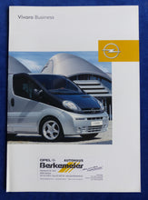 Lade das Bild in den Galerie-Viewer, Opel Vivaro Business MJ 2004 - Prospekt Brochure 08.2003
