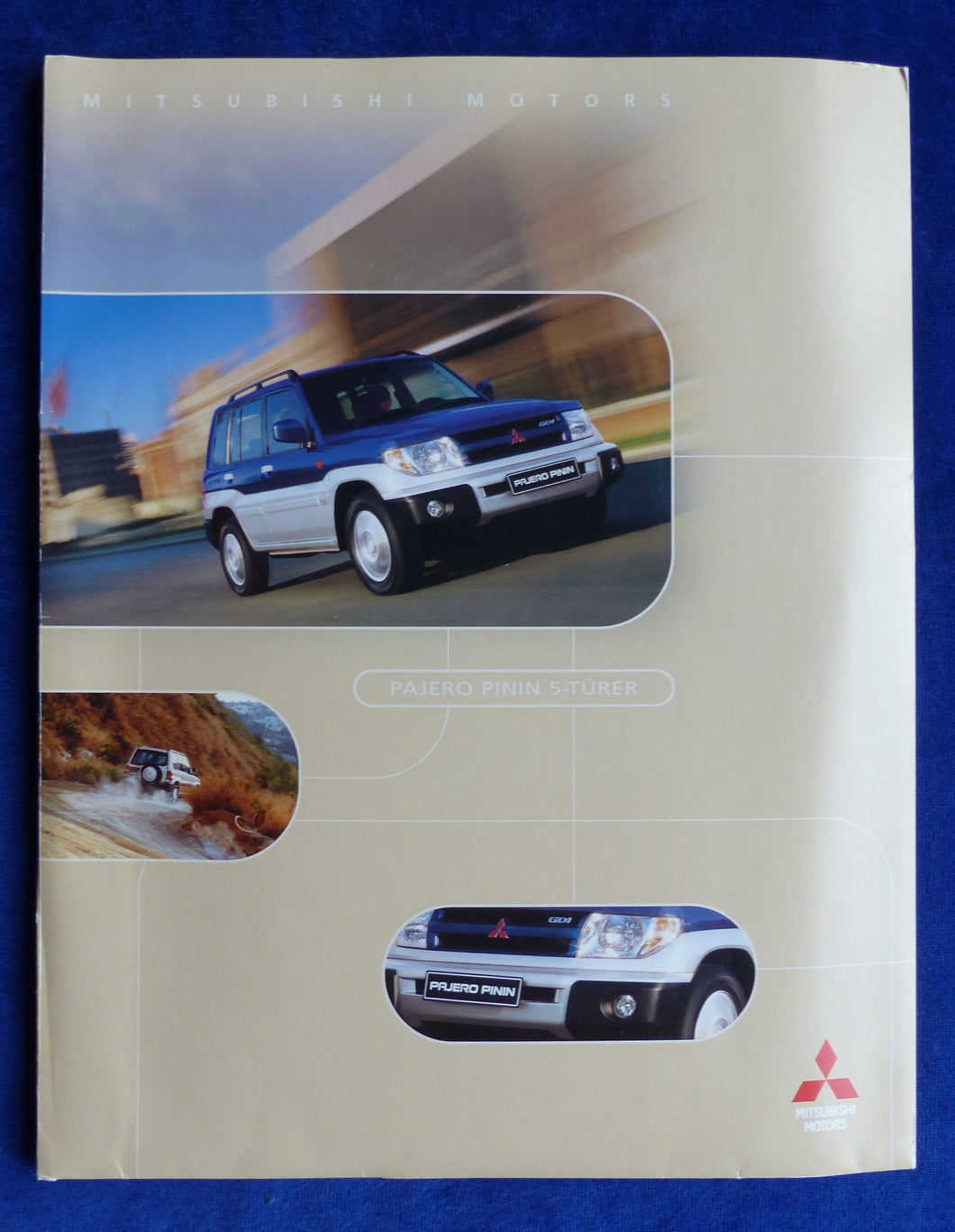 Mitsubishi Pajero Pinin 5-Türer MJ 2001 - Pressemappe CD-Rom press-kit 10.2000