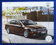 Lade das Bild in den Galerie-Viewer, Skoda Superb Exclusive MJ 2014 - Prospekt Preisliste Brochure 02.2014
