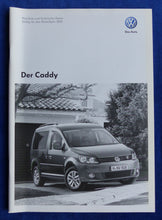 Lade das Bild in den Galerie-Viewer, VW Caddy Maxi - Preisliste MJ 2012 - Prospekt Brochure 11.2012
