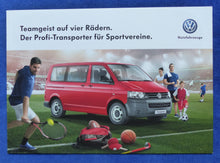 Lade das Bild in den Galerie-Viewer, VW Bus T5 Transporter Kombi für Sportvereine MJ 2014 - Prospekt Brochure 03.2014
