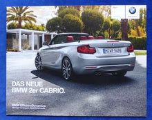 Lade das Bild in den Galerie-Viewer, BMW 2er Cabrio M235i Typ F23 MJ 2015 - Preview Prospekt Brochure 02.2014
