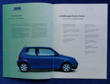 Lade das Bild in den Galerie-Viewer, VW Lupo Exclusiv Service Qualitätsgarantie - Prospekt Brochure 1998
