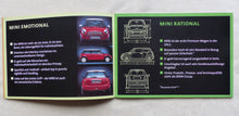 Lade das Bild in den Galerie-Viewer, Mini R50 One Cooper - Verkauf Argumente intern - Prospekt Brochure 2001

