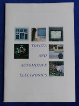 Lade das Bild in den Galerie-Viewer, Toyota Automotive Electronics Automobile - Prospekt Brochure 1991 Japan englisch
