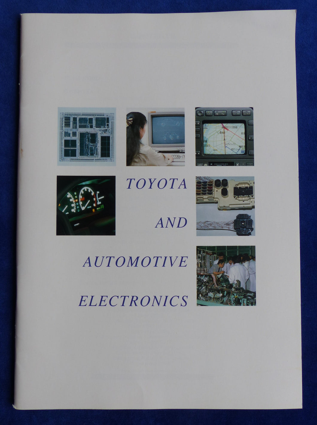 Toyota Automotive Electronics Automobile - Prospekt Brochure 1991 Japan englisch