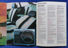 Lade das Bild in den Galerie-Viewer, Toyota 1981 New Corolla Range - UK-Prospekt Brochure 06.1980 England englisch

