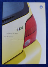 Lade das Bild in den Galerie-Viewer, VW Lupo 3L TDI - Preisliste MJ 2002 - Prospekt Brochure 06.2001

