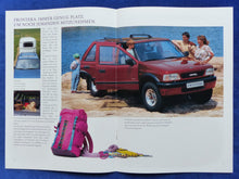 Lade das Bild in den Galerie-Viewer, Opel Frontera Sport MJ 1992 - Prospekt Brochure 09.1991
