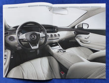Lade das Bild in den Galerie-Viewer, Mercedes-Benz Vorteile S 63 AMG Coupe MJ 2015 - Prospekt Brochure 03.2014
