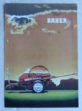 Lade das Bild in den Galerie-Viewer, Bauer Rainboy 50 TS Beregnungsmaschine - Prospekt Brochure 11.1985
