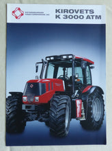 Lade das Bild in den Galerie-Viewer, Kirovets K 3000 ATM Traktoren - Prospekt Brochure 2004 deutsch
