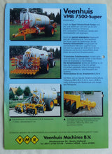 Lade das Bild in den Galerie-Viewer, Veenhuis VMB 7500 Super Gülletechnik - Prospekt Brochure 90er
