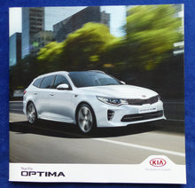 Lade das Bild in den Galerie-Viewer, Kia Optima Sedan Sportswagon MJ 2017 - Prospekt Brochure 09.2016 Schweden
