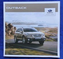 Lade das Bild in den Galerie-Viewer, Subaru Outback MJ 2016 - Prospekt Brochure 03.2016 Schweden schwedisch
