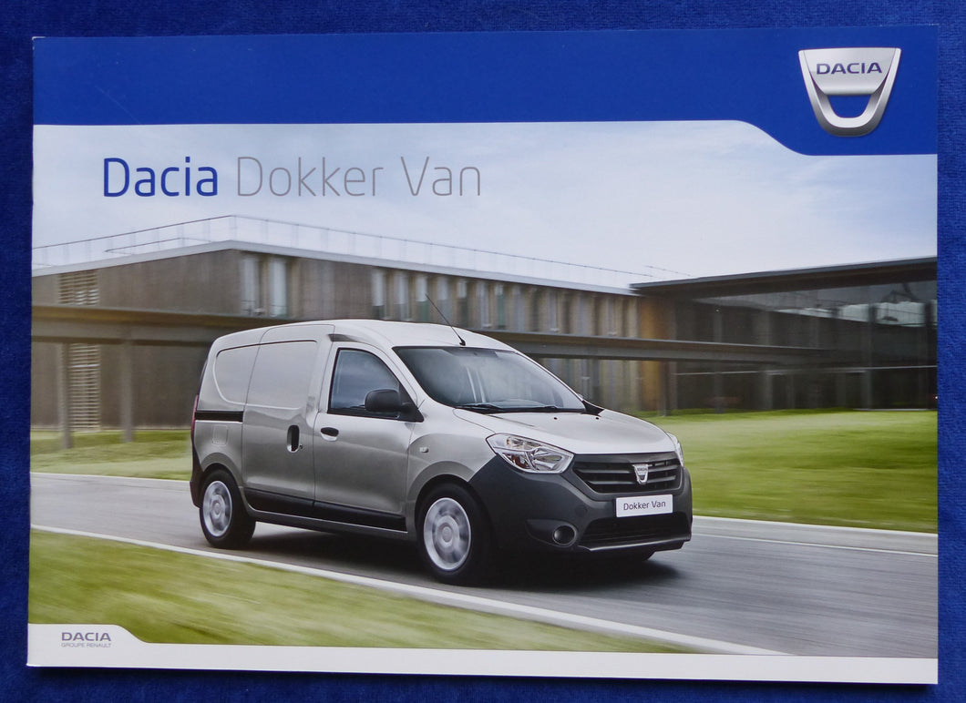 Dacia Dokker Van MJ 2016 - Prospekt Brochure 10.2015 Schweden schwedisch