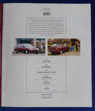 Lade das Bild in den Galerie-Viewer, Rover Serie 400 416 420 - Zubehör MJ 1997 - Prospekt Brochure 12.1996

