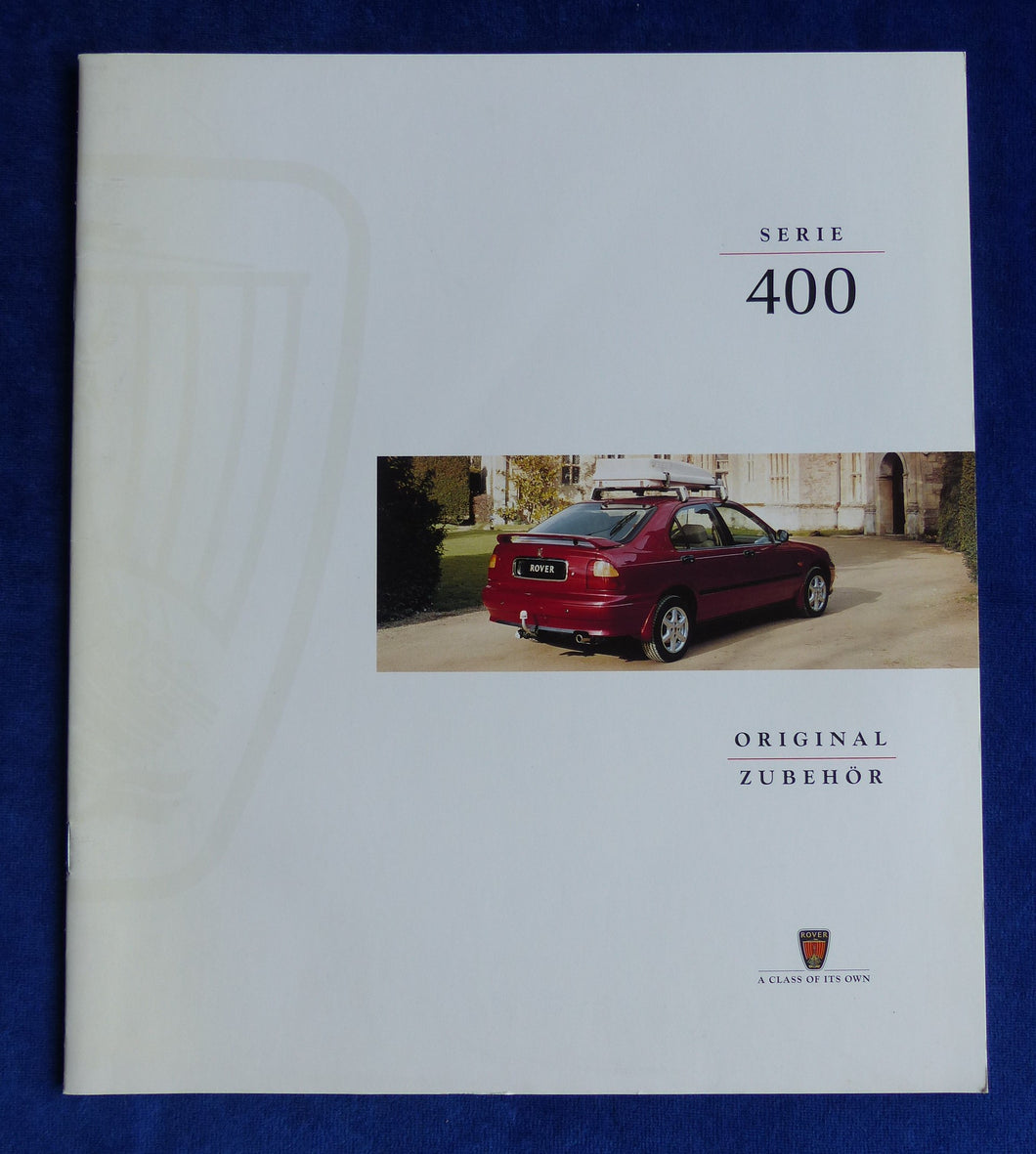 Rover Serie 400 416 Si Lux - Zubehör MJ 1996 - Prospekt Brochure 09.1995