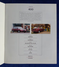 Lade das Bild in den Galerie-Viewer, Rover Serie 400 416 Si Lux - Zubehör MJ 1996 - Prospekt Brochure 09.1995
