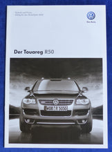 Lade das Bild in den Galerie-Viewer, VW Touareg R50 - Preisliste MJ 2010 - Prospekt Brochure 05.2009
