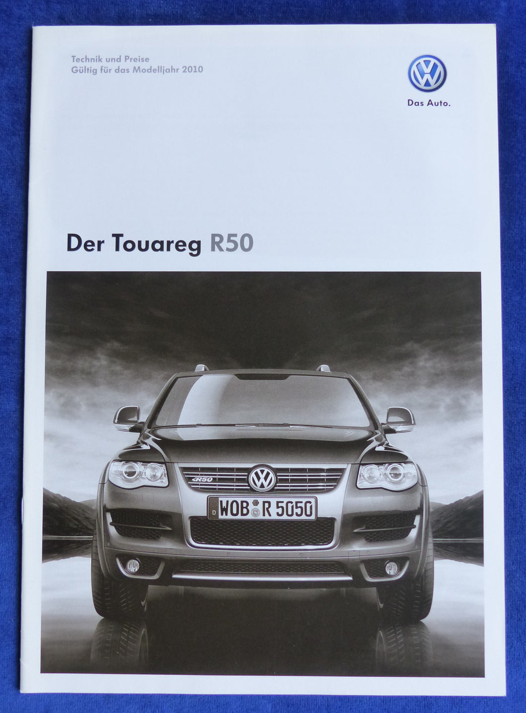 VW Touareg R50 - Preisliste MJ 2010 - Prospekt Brochure 05.2009