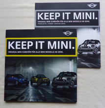 Lade das Bild in den Galerie-Viewer, Mini 3-Türer Cabrio JCW Zubehör MJ 2006 bis 2010 - Prospekt + Preisliste 01.2010
